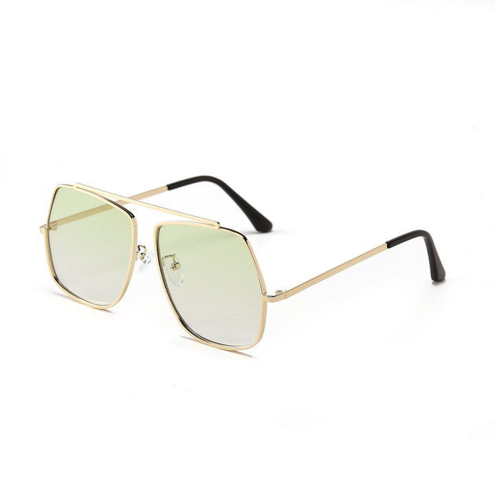 Dame polygonal solbrille med elegant, moderne ramme Skanto