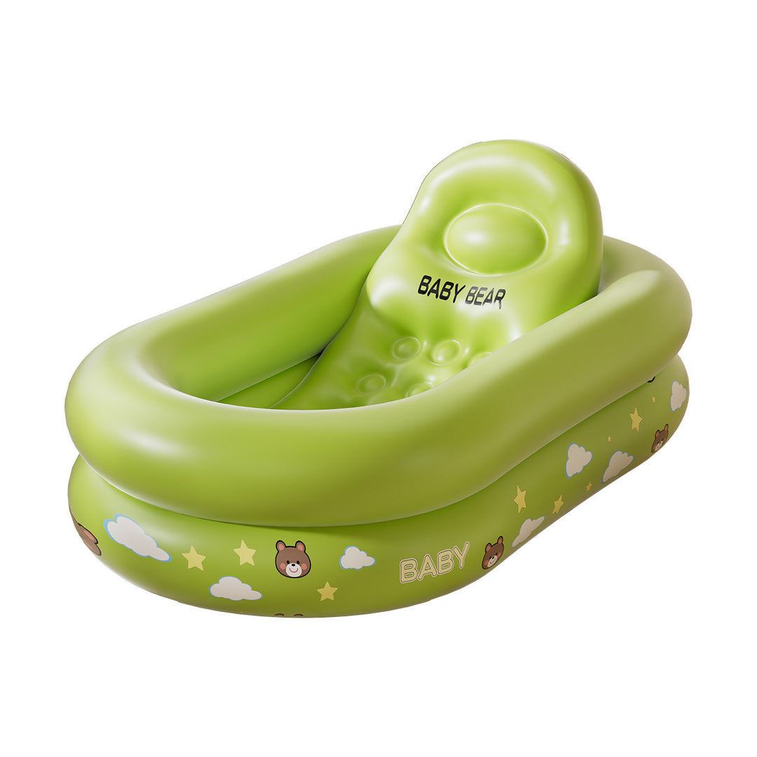 Kvinnelig oppblåsbar babybadekar med ergonomisk design Skanto