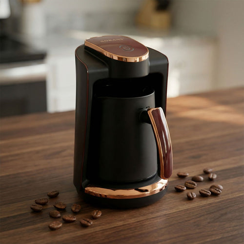 Elektrisk kaffekanne med automatisk bryggfunksjon og innovativt design Skanto