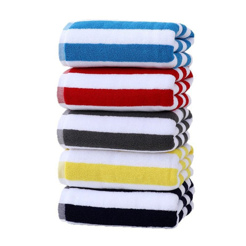 Frotté-Håndkle Med Livlig Stripemønster Skanto