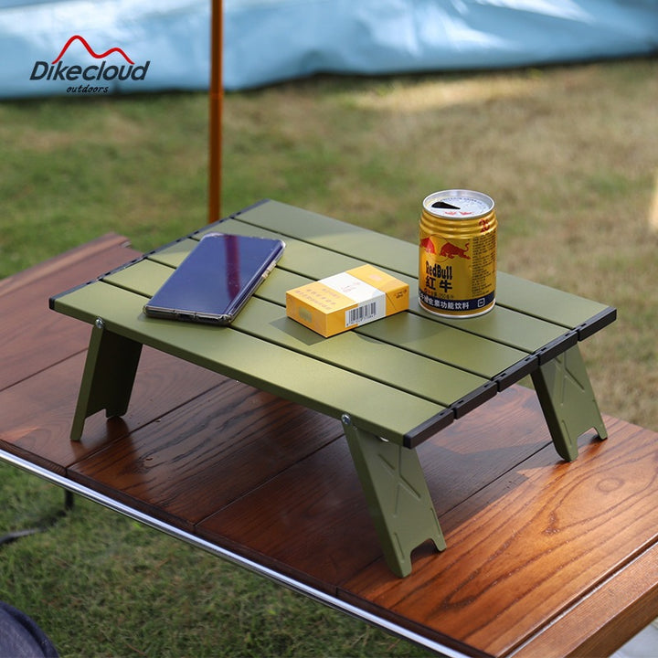 Foldable Camping Table with Lightweight Aluminum Frame Skanto