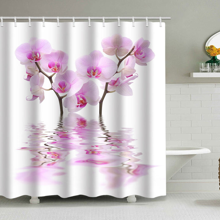 Kunstnerisk Blomster Dusjforheng Skanto