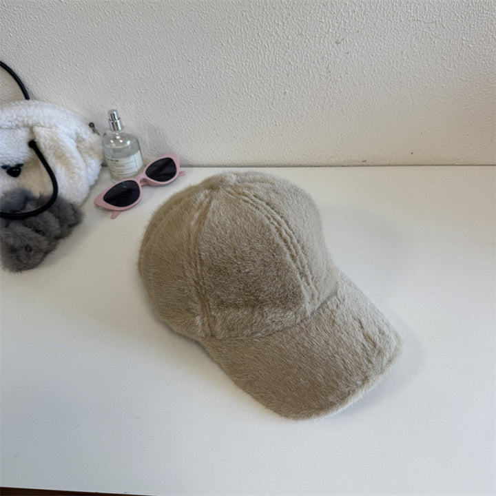 Unisex Plüsch Fuskepels Baseball Caps Skanto