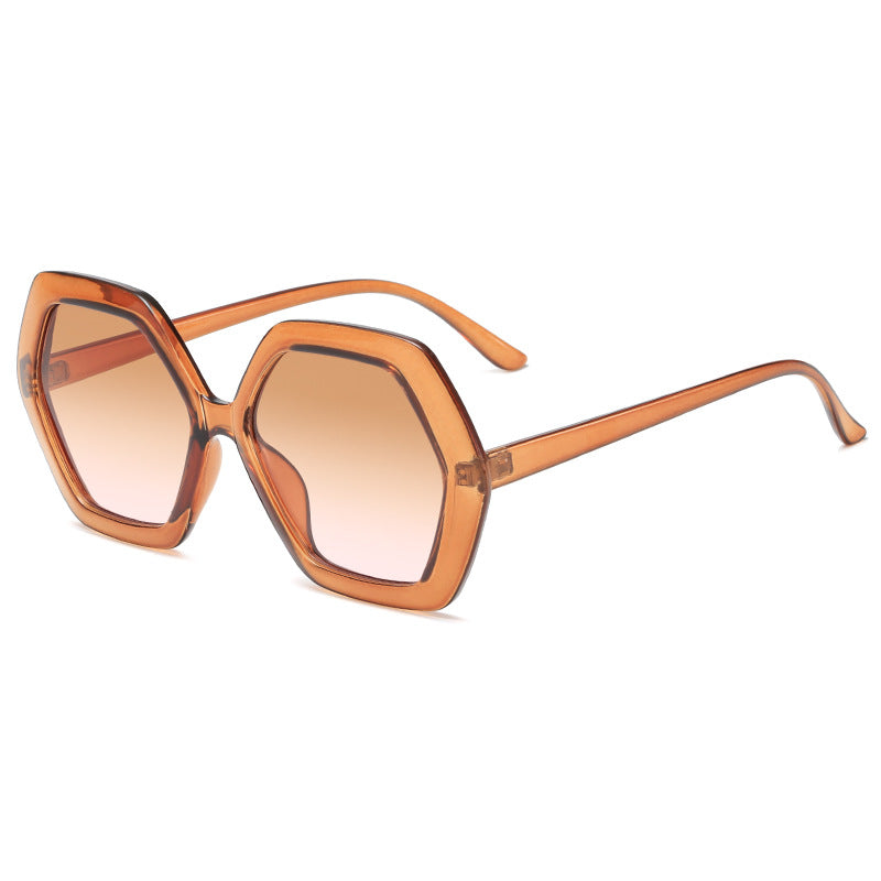 Dame geometrisk solbrille med moderne design Skanto