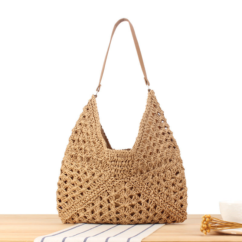 Makramee Crossbody Bag I Det Elegante Heklede Design Skanto
