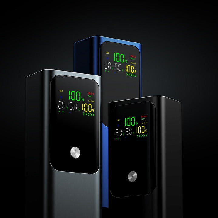 Hochytelses powerbank med LCD-display og hurtigladingsfunksjon Skanto