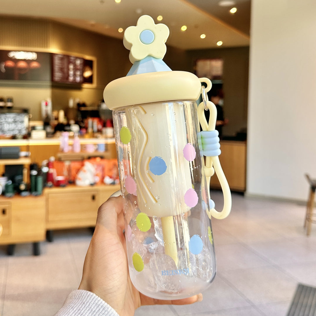Unisex Drikkebecher med motiver og siliklokk Skanto