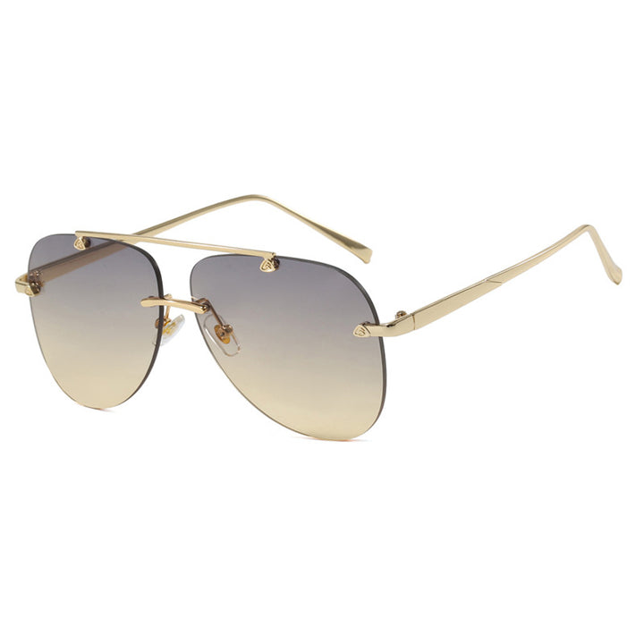 Women's elegant pilot sunglasses with UV protection and reflective lenses Skanto