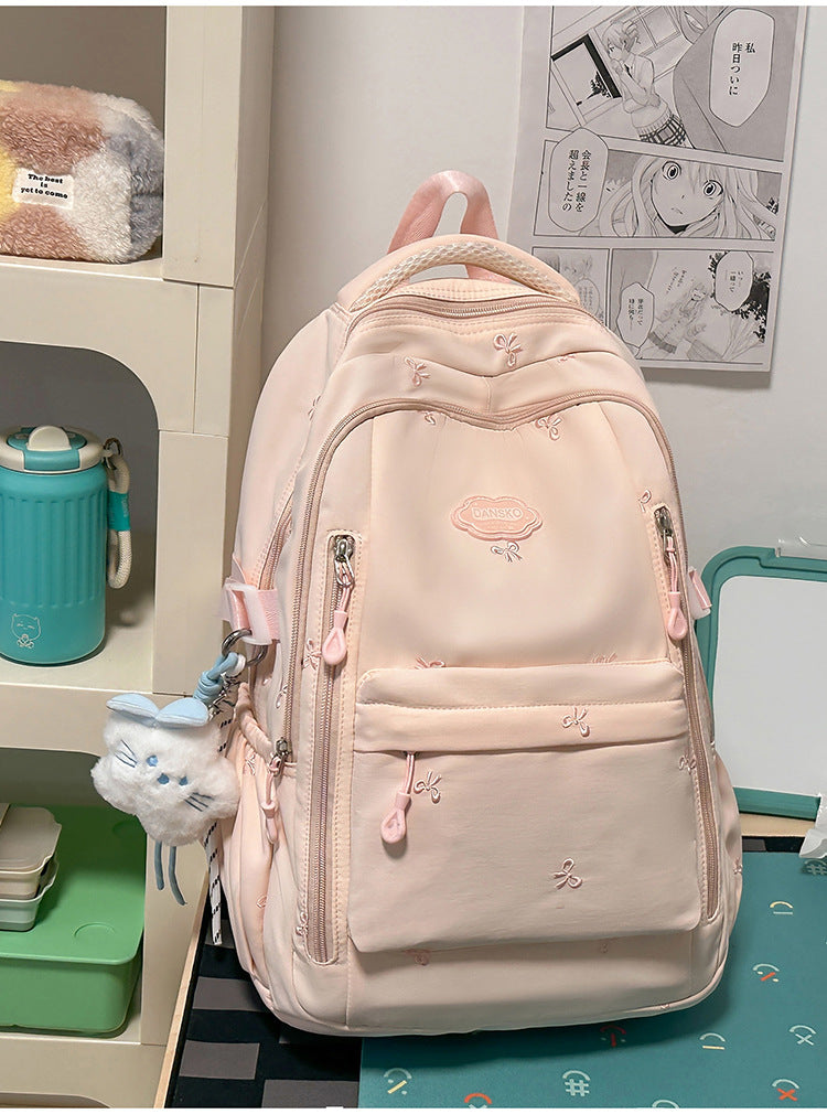 Brodert Multi-Romskompartments Fritids Skole Ryggsekk