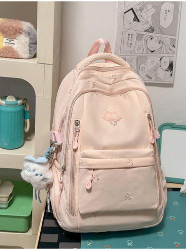 Brodert Multi-Romskompartments Fritids Skole Ryggsekk
