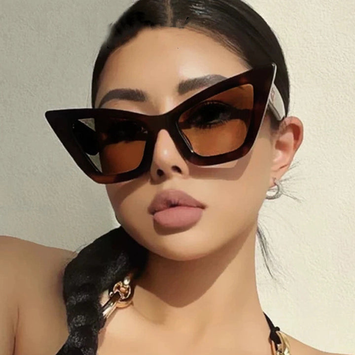 Women's Trendy Cat-Eye Sunglasses with Robust Design and UV Protection Skanto