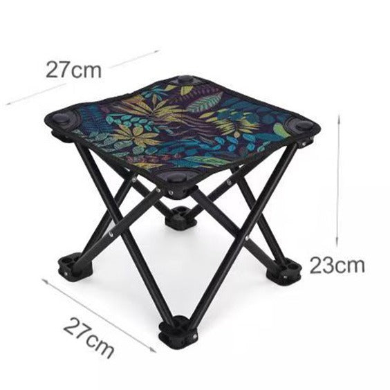Foldable Camping Stool with Colorful Design Skanto