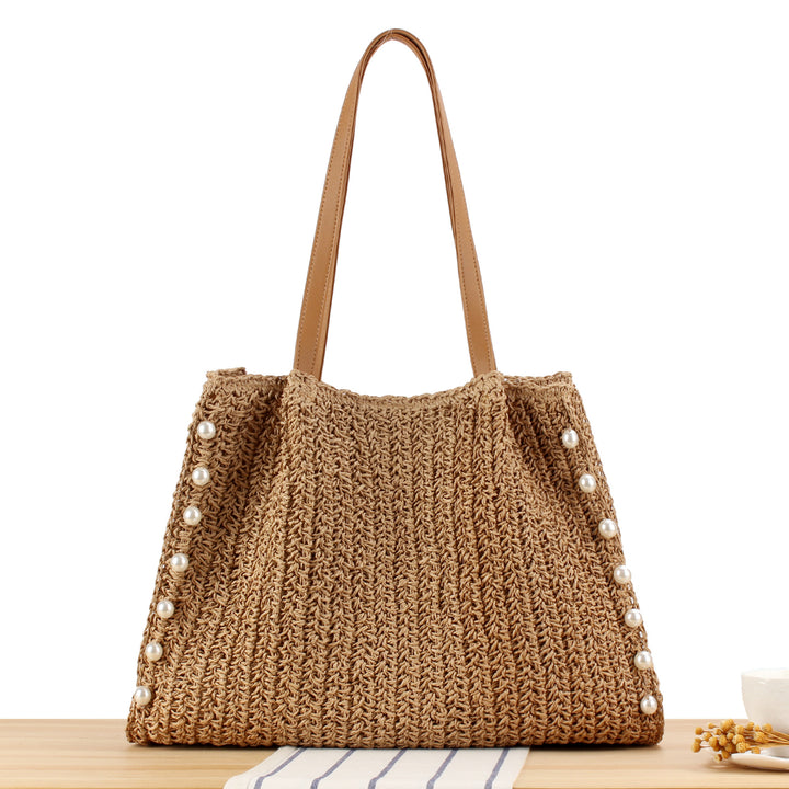 Expressive Straw Bag Skanto