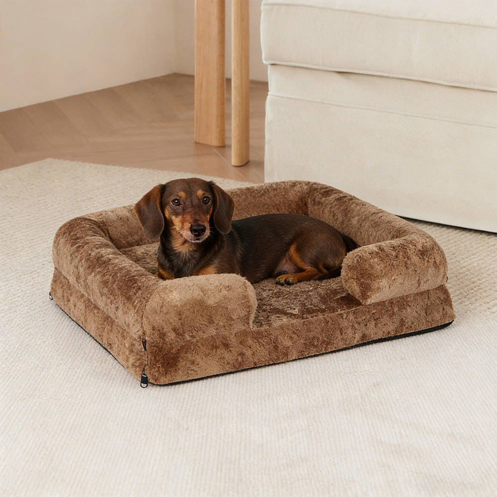 Polstret myk hundesofa