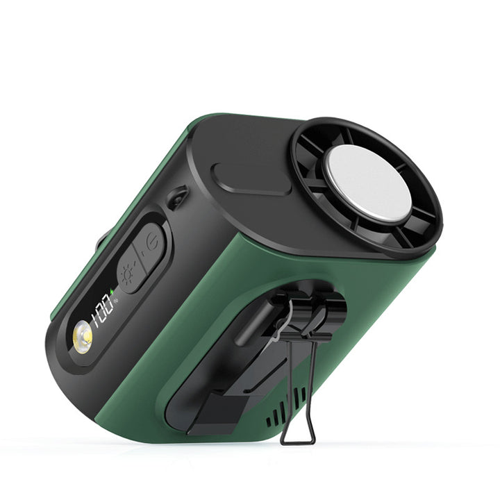 Dame bærbar mini vifte med LED-lampe Skanto