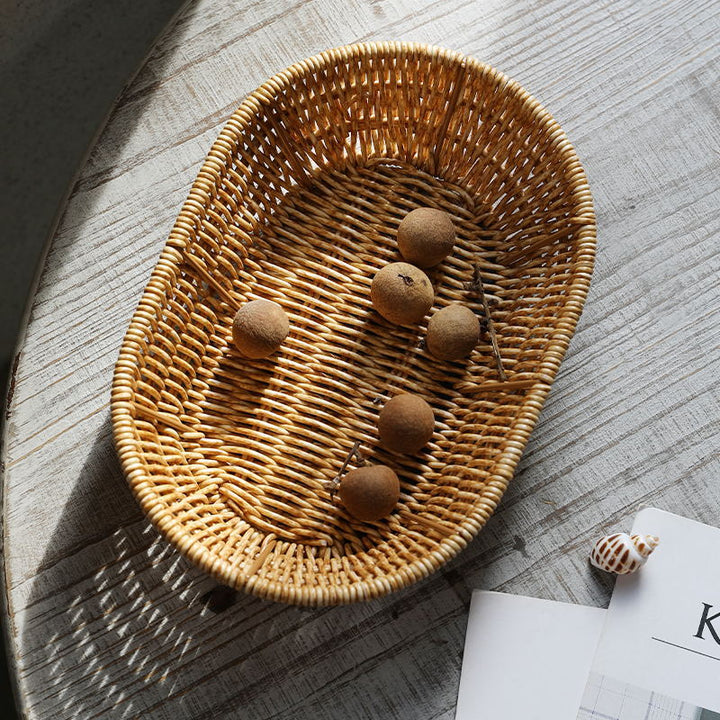 Håndlaget Vevd Brødkurv Skanto