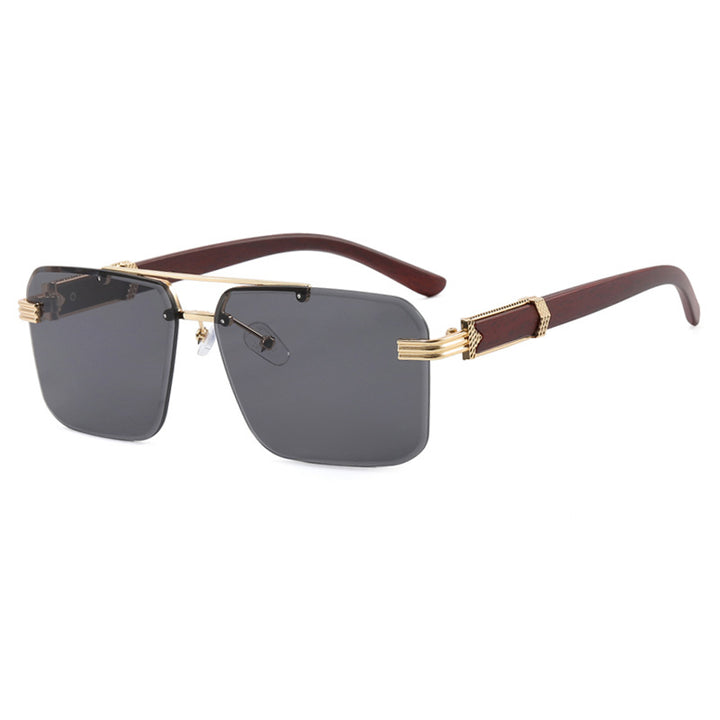 Women's geometric oversized sunglasses with trendy design and luxurious details Skanto