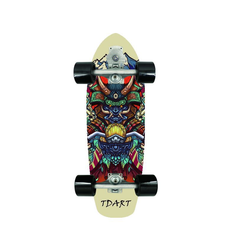 Retro-inspirert mini cruiser skateboard Skanto