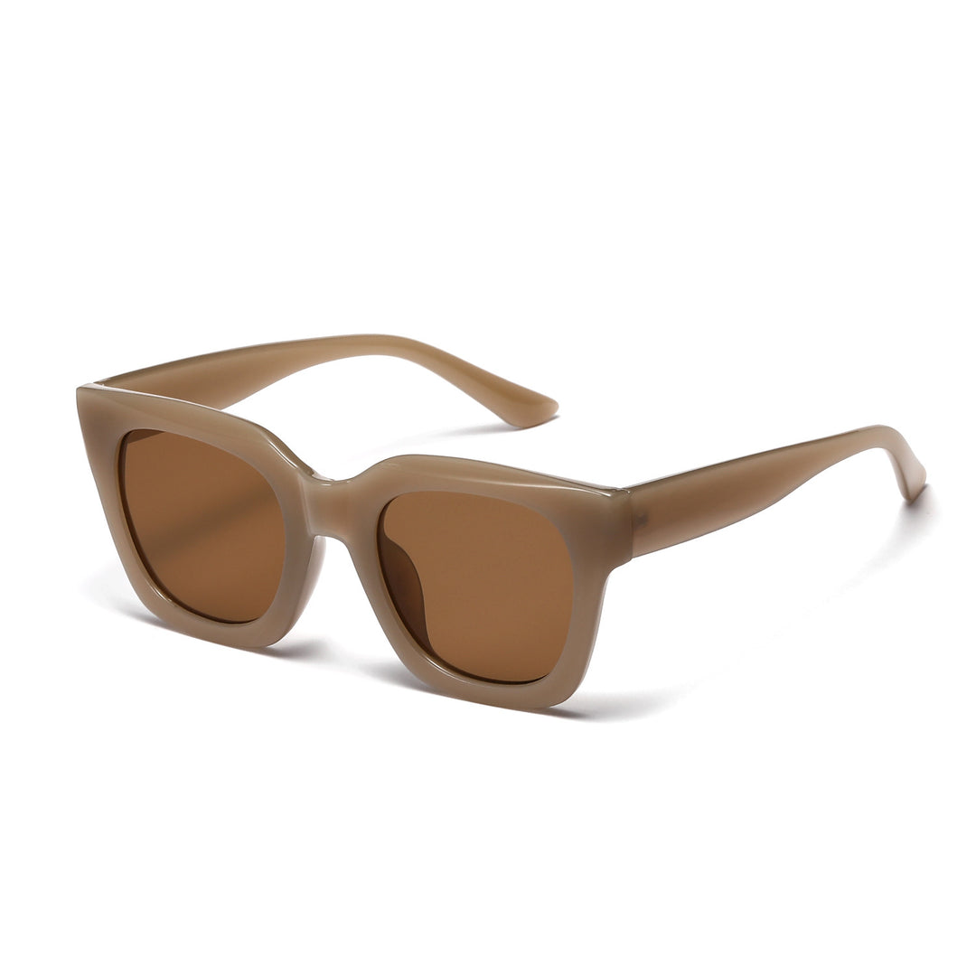 Dame moteriktig solbrille med unikt dyreprintmønster Skanto