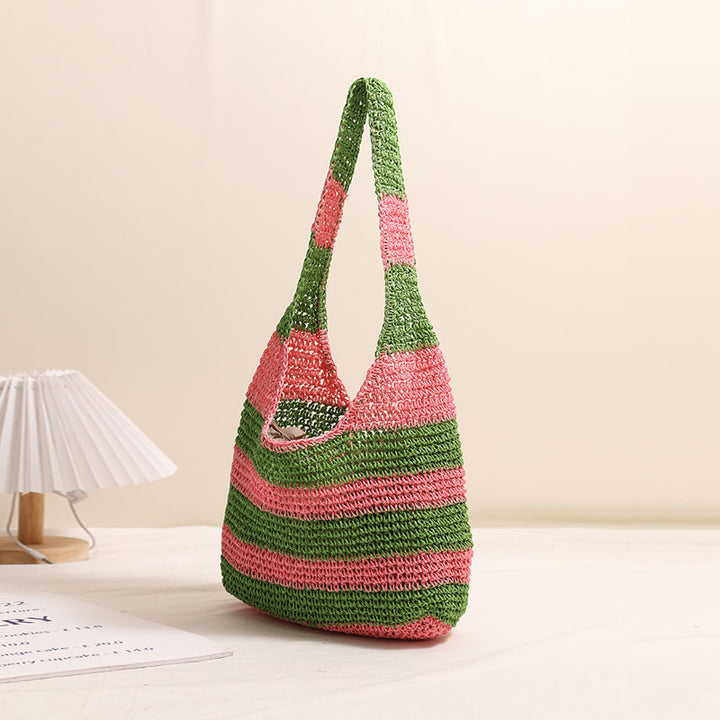 Easy-to-carry bag in striped design Skanto