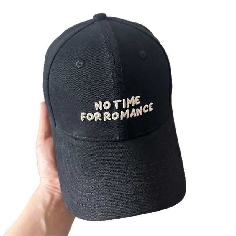 Kvinnens Casual Cap med Motiverende Broderi Skanto