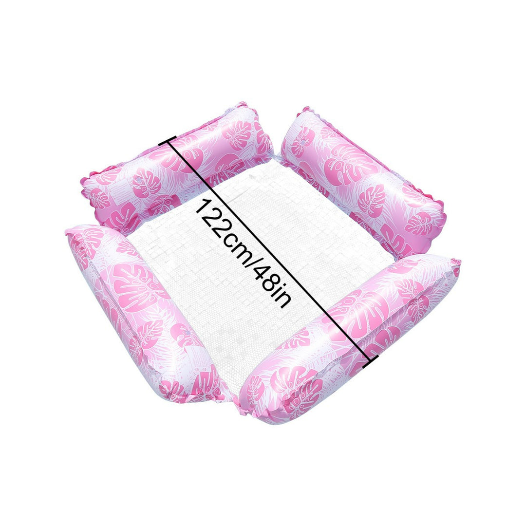 Kvinne Inflatable Comfort Lounger med integrert nett Skanto