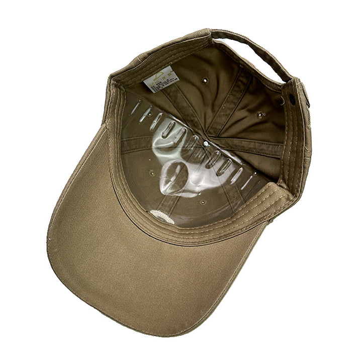 Herre Casual Bomull Slitt Caps Skanto