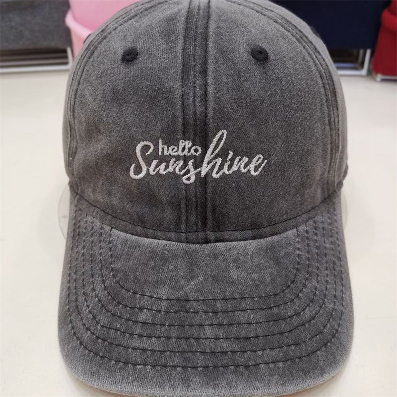 Kvinne brodert bomull baseball cap Skanto
