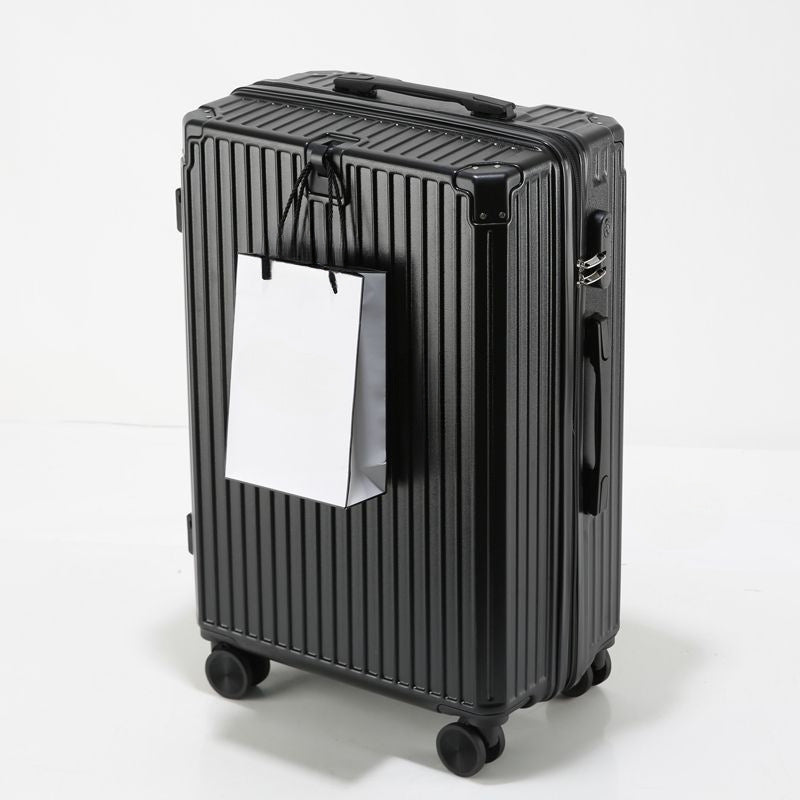 Hardtskal Trolley Med Integrert USB-port Og Innovativ Oppbevaringsplass Skanto