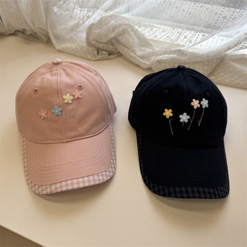 Kvinnebrodert blomstret baseballcap Skanto 1783922357