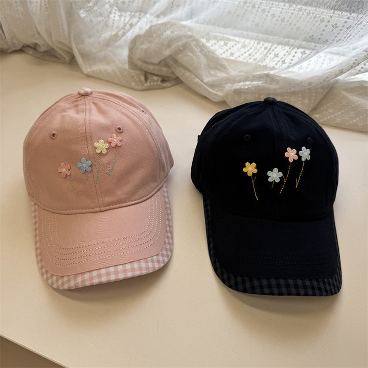 Kvinnebrodert blomstret baseballcap Skanto 1783922357
