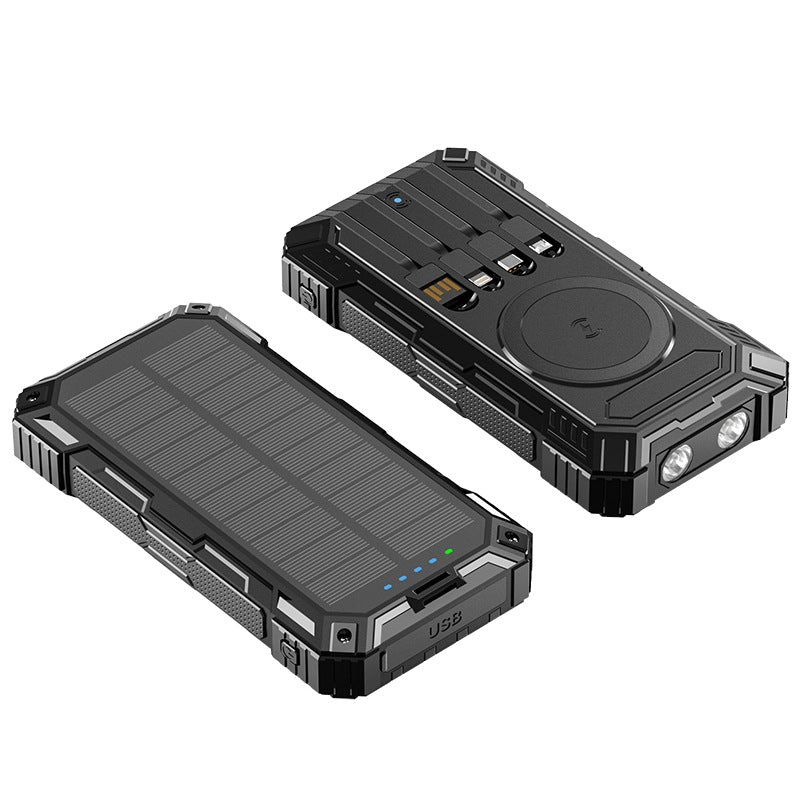 Robust Solar Powerbank med multifunksjonsporter Skanto