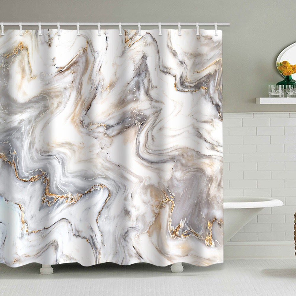 Kunstnerisk Marmor Design Dusjforheng Skanto