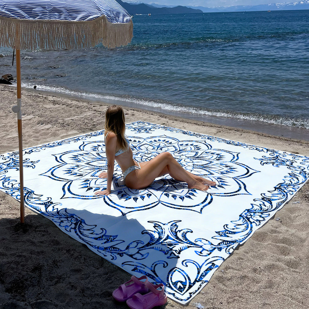 Mandala Design Strandmat Skanto