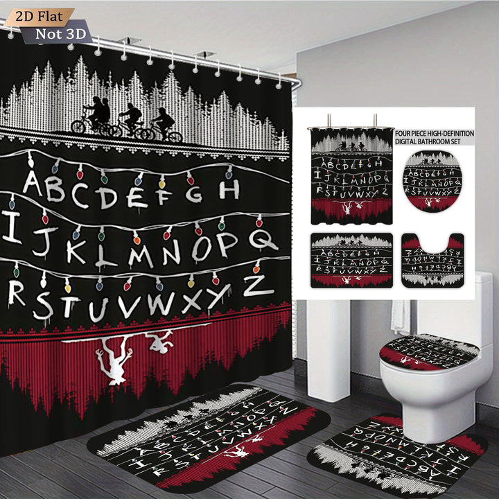 Stranger Things Eventyrtema Digital Badeanlegg Sett Skanto