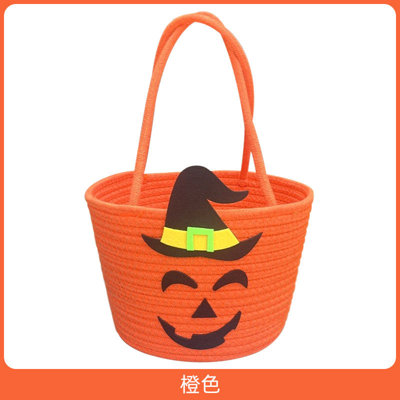 Dame Halloween Kurv med heksehatt-motiv Skanto