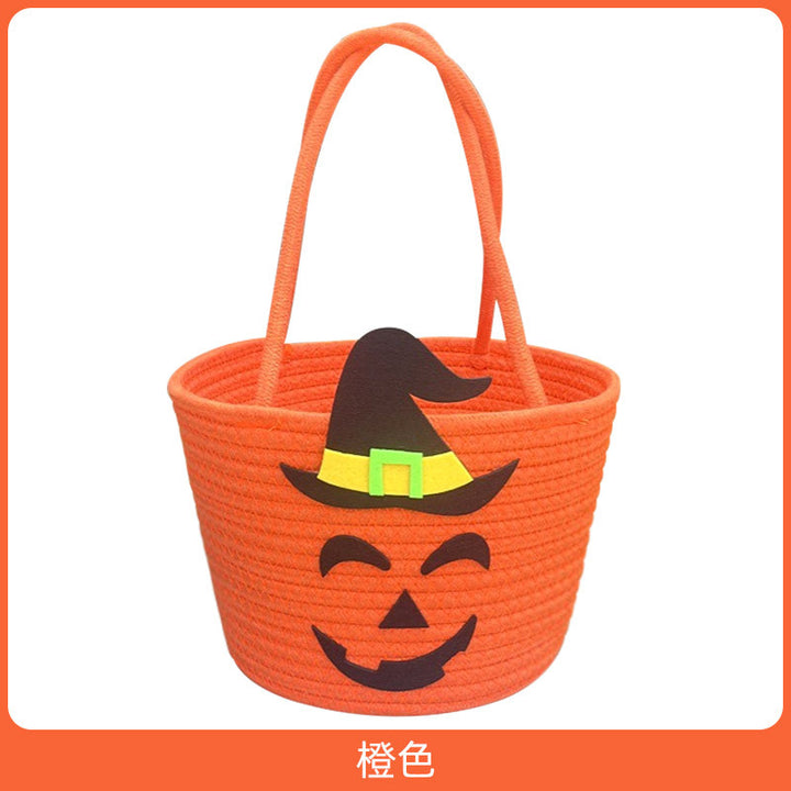 Dame Halloween Kurv med heksehatt-motiv Skanto