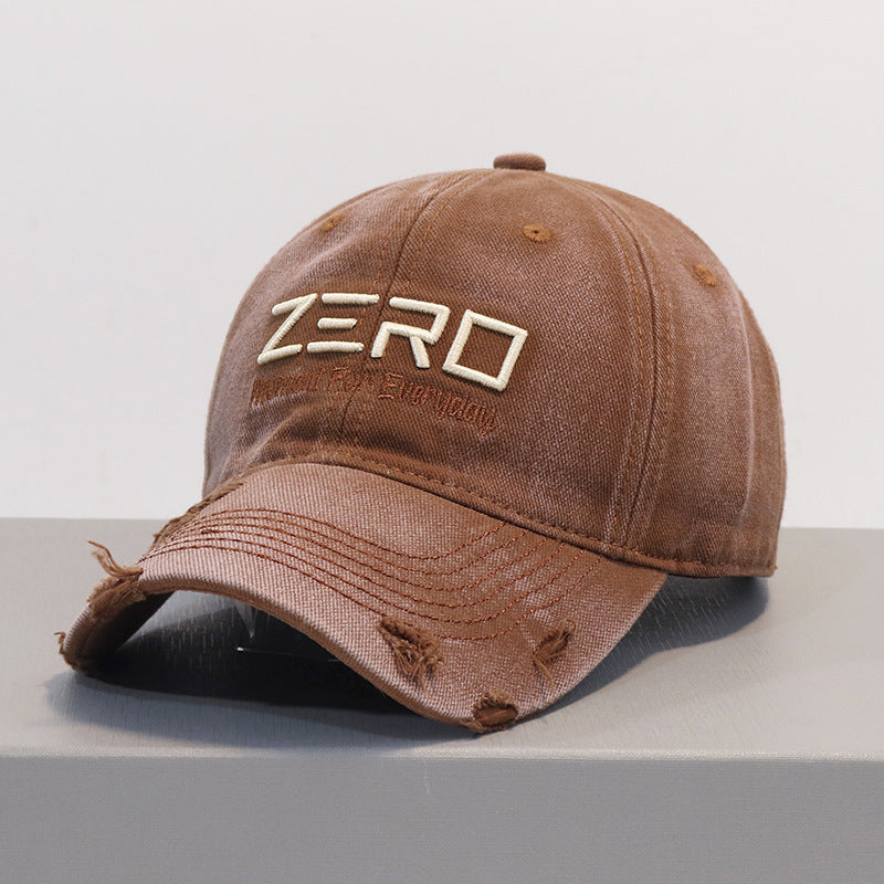Herre Slittet Bomull Baseball Caps Skanto 1784270076