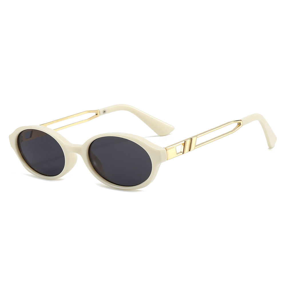 Dame Elegant solbrille i luksuriøst skilpadde-design med gullfargede metallakenter Skanto