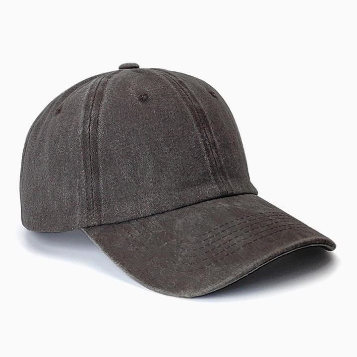 Dame Vintage Bomullskaps med myk suede stoff Skanto