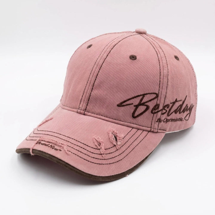 Herre Slitt Casual Bomulls Baseball Caps Skanto