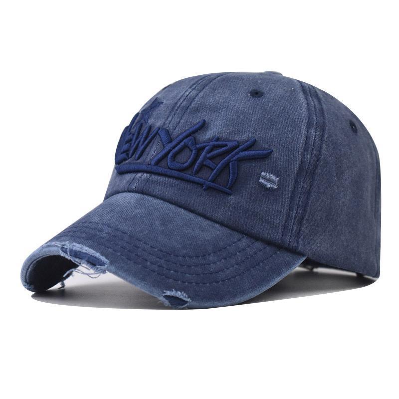 Herre Slitt Casual Brodert Caps Skanto