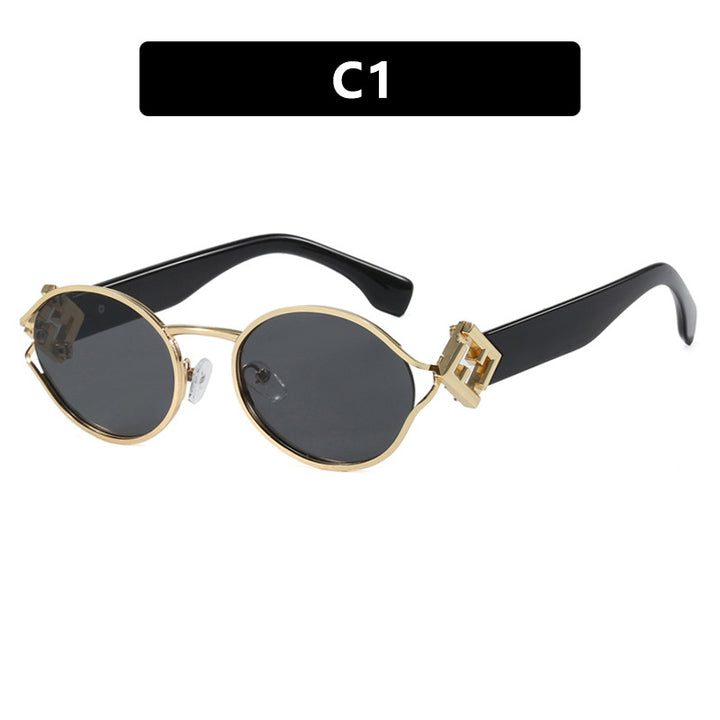 Women's fashion sunglasses with elegant metal frame and UV protection Skanto