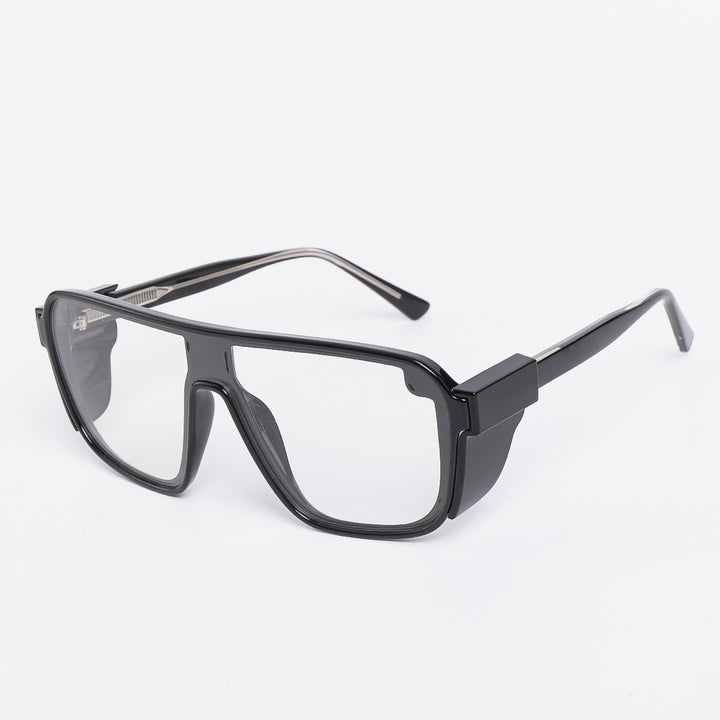 Dame sporty solbriller i futuristisk design med fargede linser Skanto