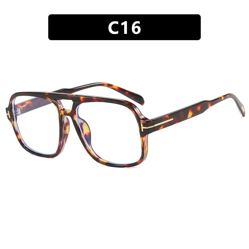 Women's trendy square frame sunglasses with polarized yellow lenses Skanto