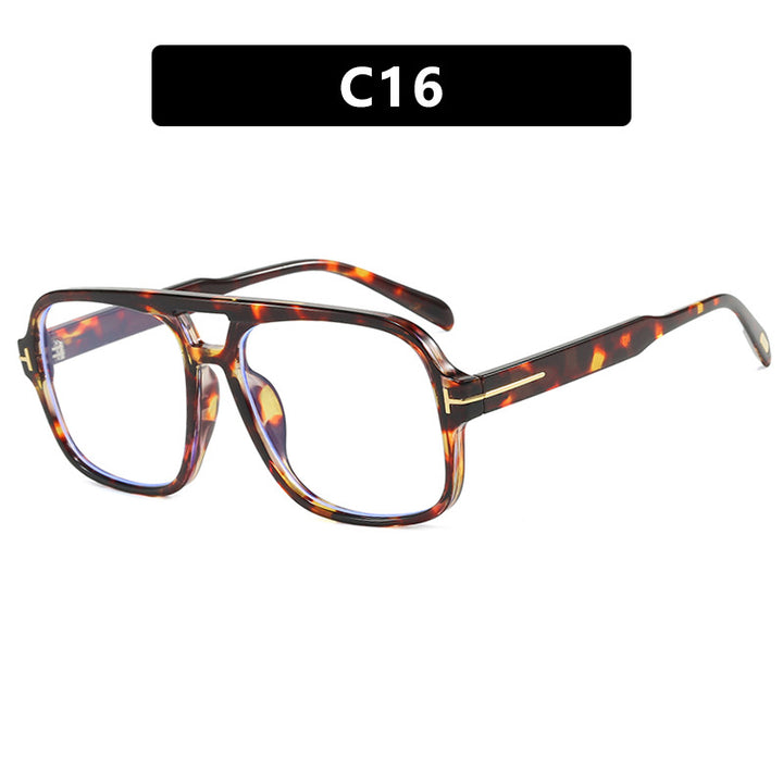 Women's trendy square frame sunglasses with polarized yellow lenses Skanto