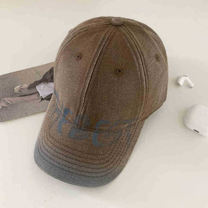 Herre Casual Teksturert Baseball Caps Skanto