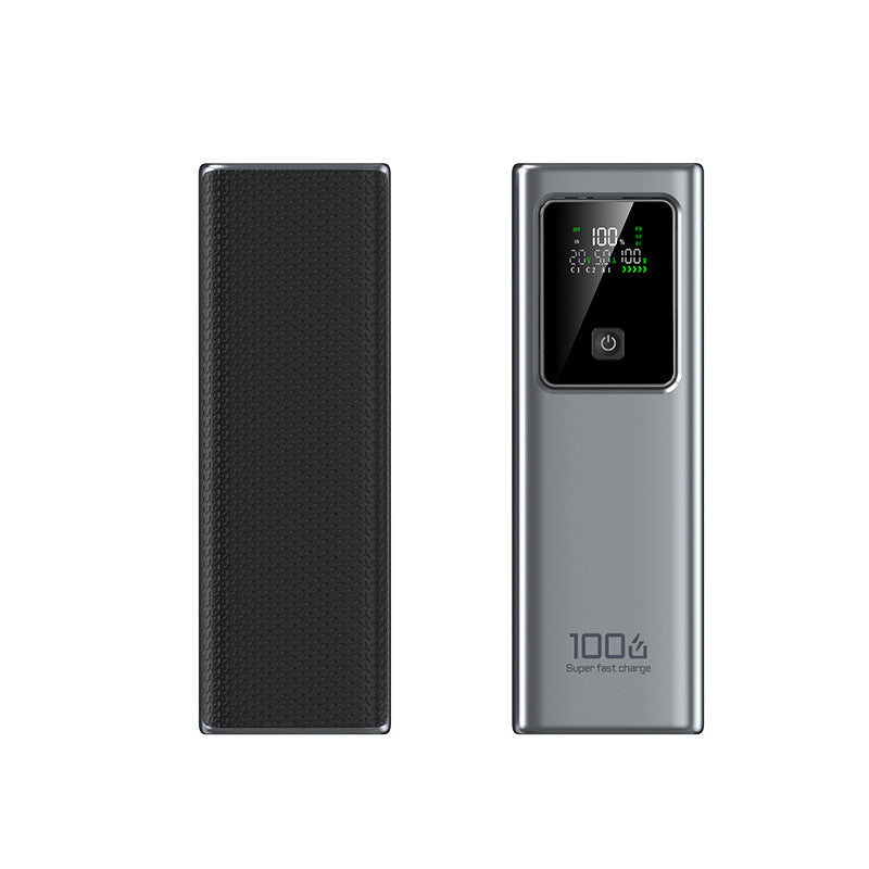Høyytelses powerbank med innebygd LCD-skjerm og hurtigladingsfunksjon Skanto