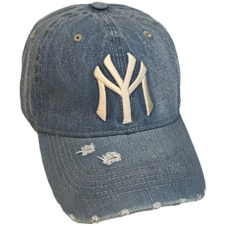 Herre's Slitt Denim Baseball Caps Skanto 1784188165
