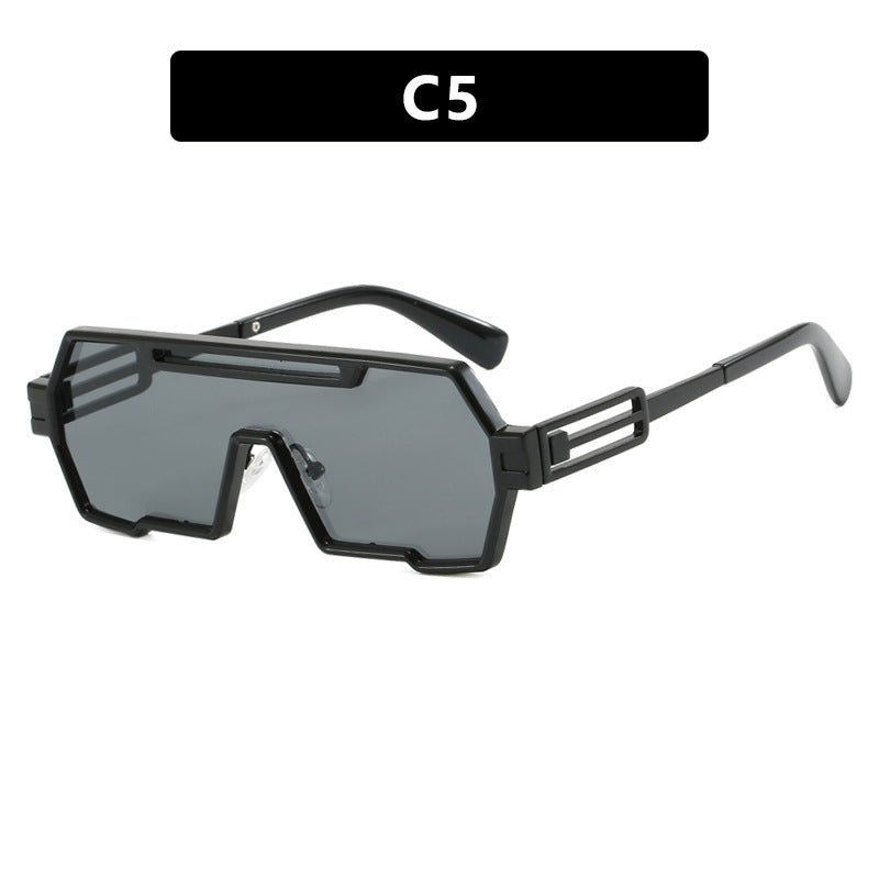 Women's futuristic sunglasses in striking hexagonal design Skanto